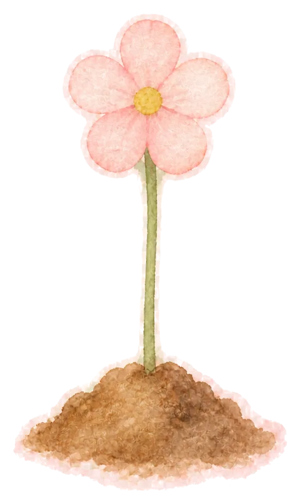 はなの水彩イラスト