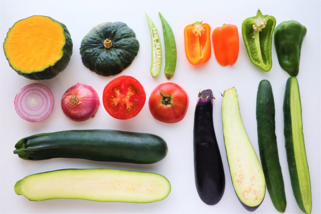 野菜の断面図